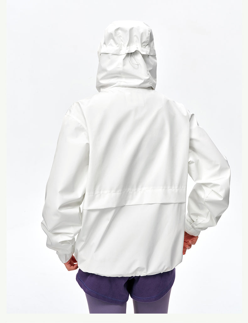 MEDM Basic Logo Embroidered Hardshell Jacket | Face 3 Face