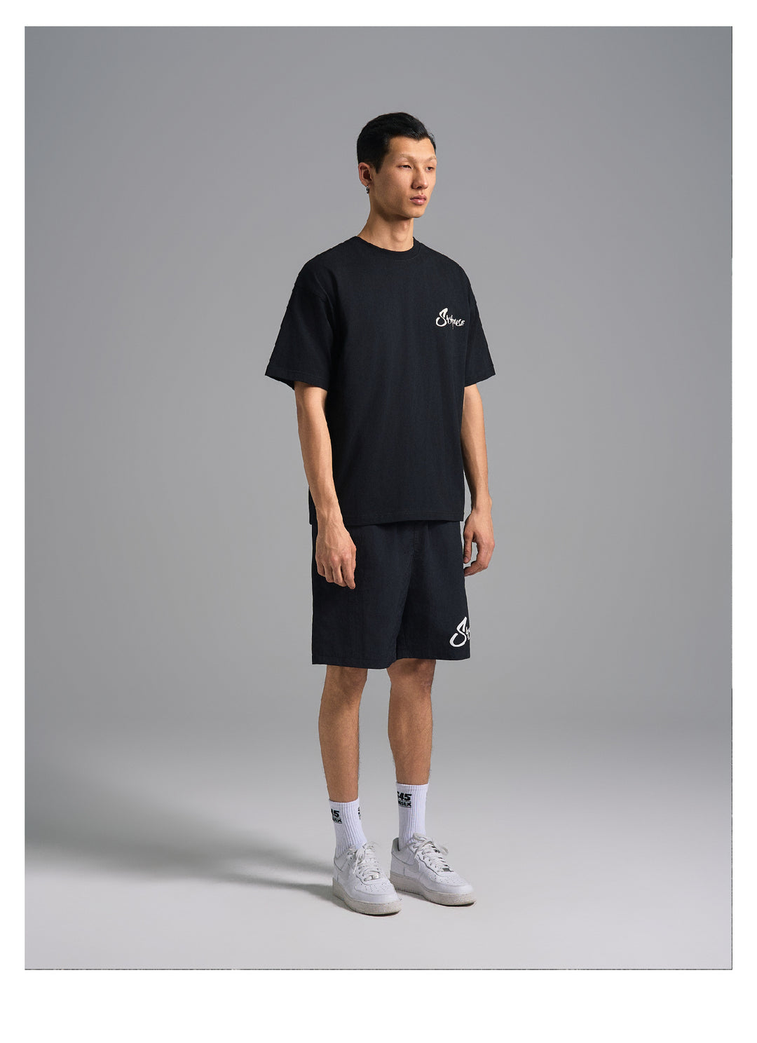 S45 Graffiti Font Logo Print Tee | Face 3 Face