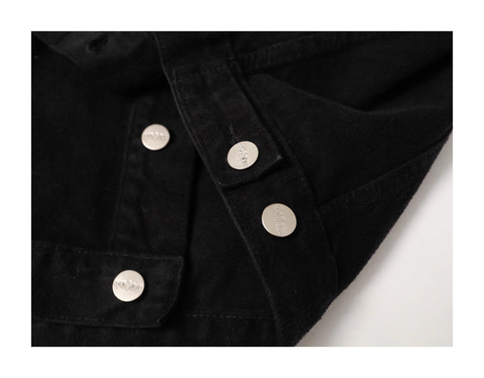 KARMANISTIC Diamond Studded Short Denim Jacket | Face 3 Face