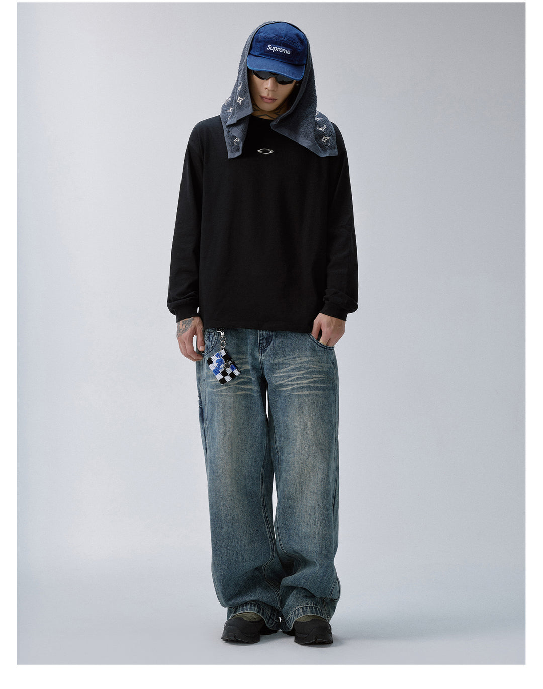 F2CE Metal Logo Basic Long Sleeve Tee | Face 3 Face