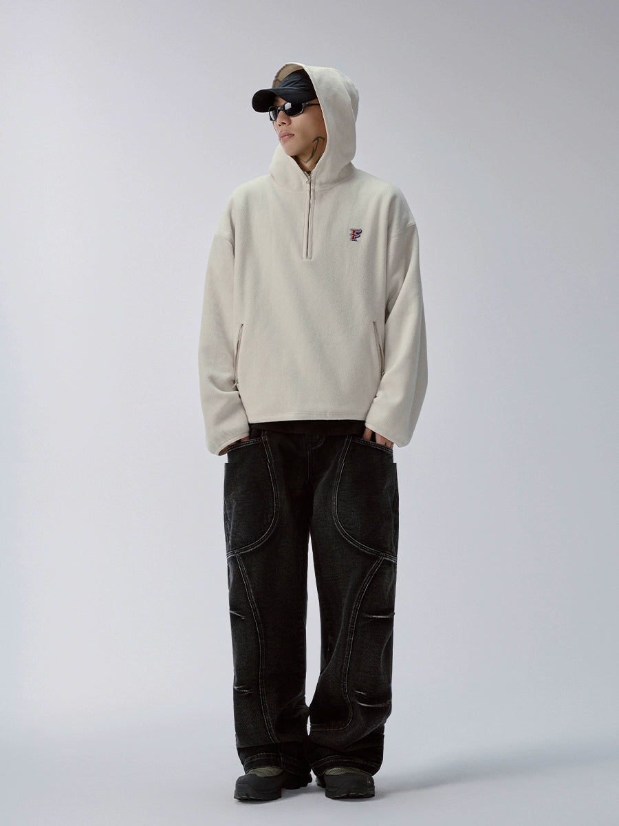 F2CE Fleece Half Zip Pullover Hoodie | Face 3 Face