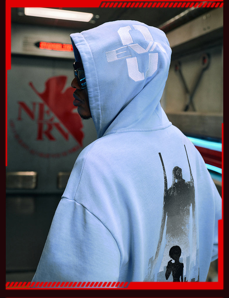 MEDM x EVA Evangelion Washed Zip-Up Hoodie | Face 3 Face