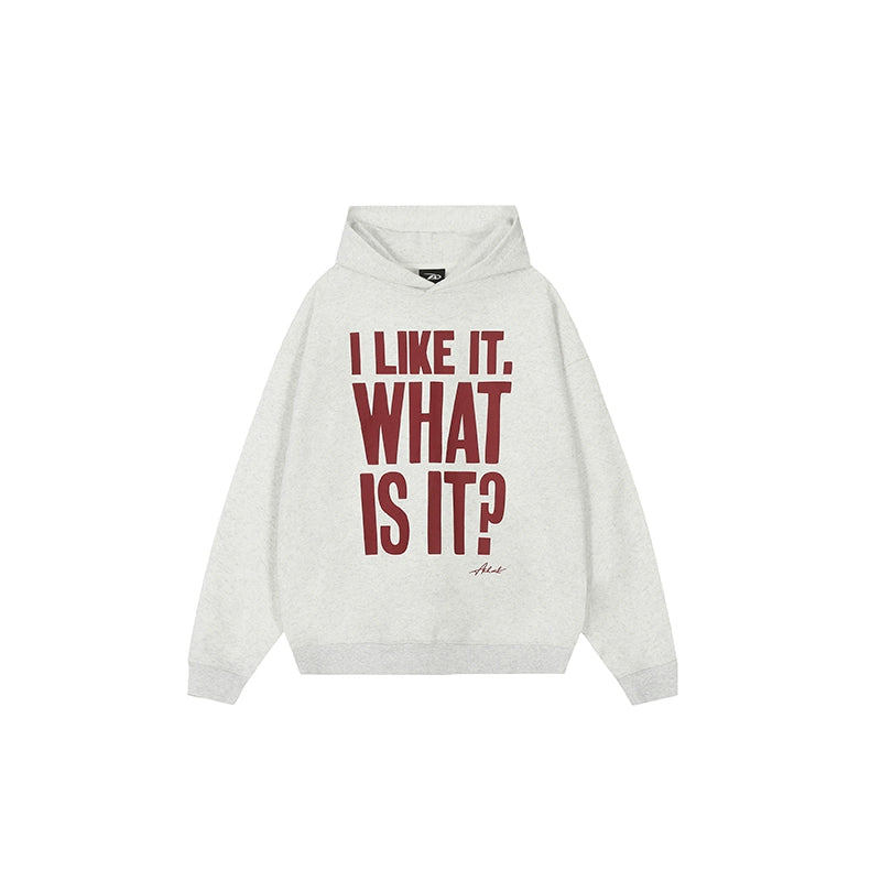 Achock Message Print Hoodie | Face 3 Face