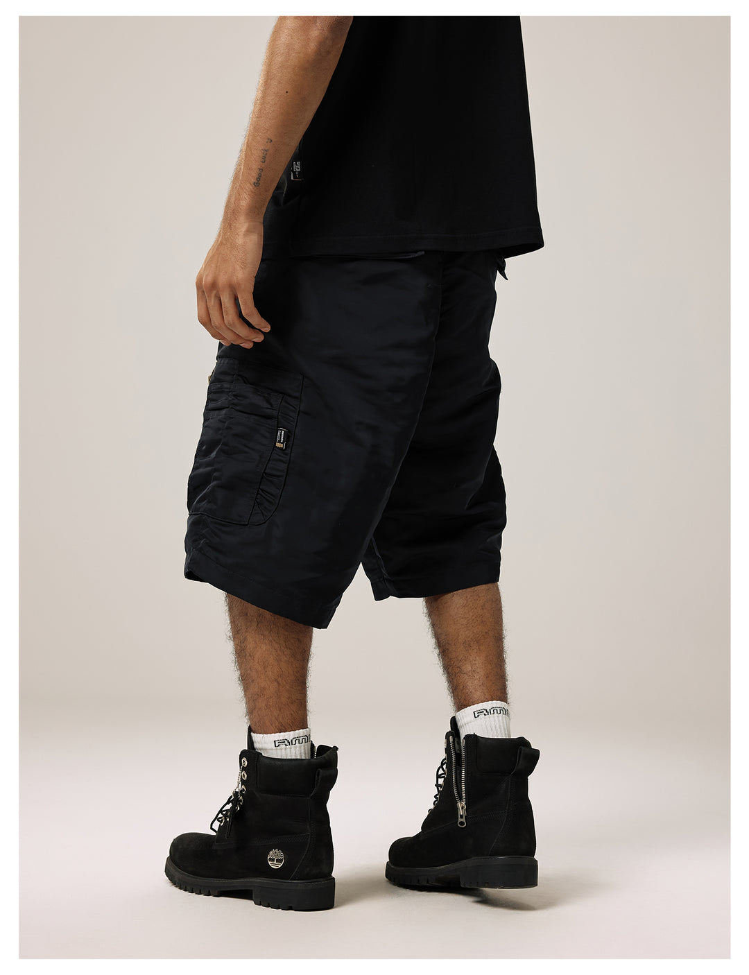 Remedy Multi Pocket Nylon Work Cargo Shorts | Face 3 Face