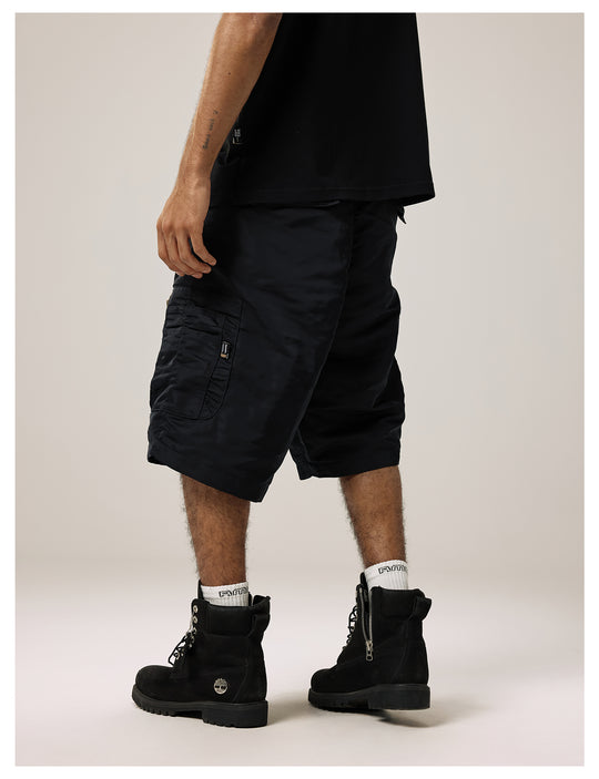 Remedy Multi Pocket Nylon Work Cargo Shorts | Face 3 Face