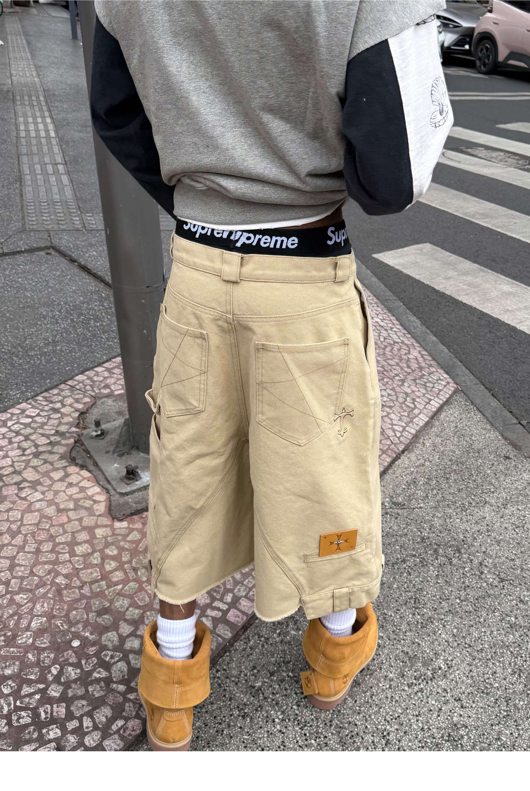 STEEPC Double Knee Carpenter Baggy Shorts | Face 3 Face