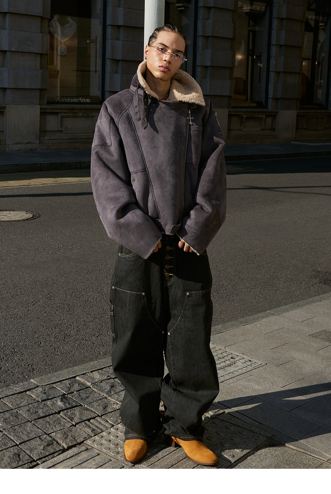 STEEPC Selvedge Double Knee Baggy Jeans | Face 3 Face