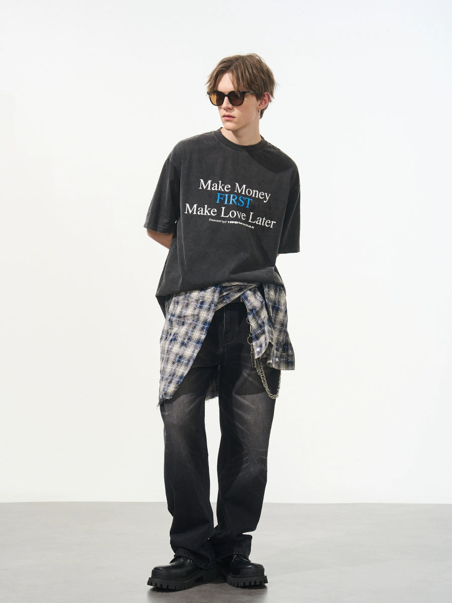 Harsh and Cruel Make Money Printed Tee