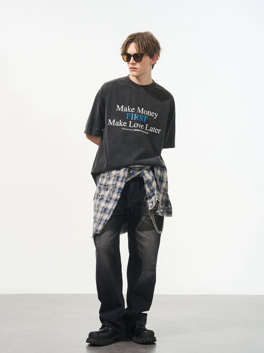 Harsh and Cruel Make Money Printed Tee