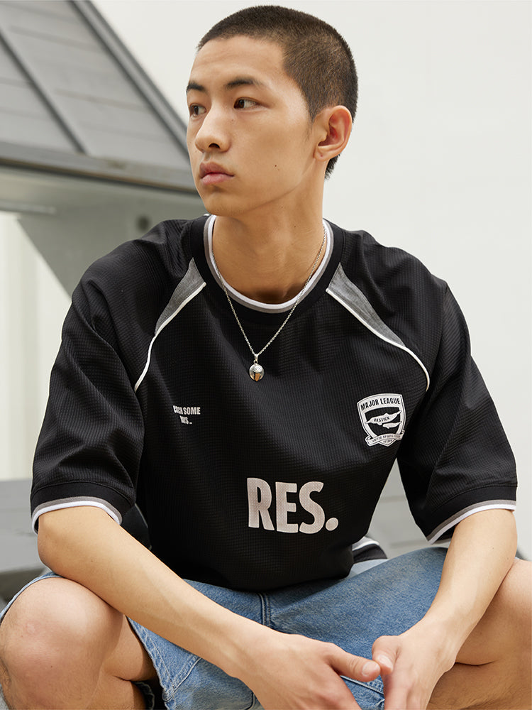 RESTICK Silk Mesh Retro Soccer Jersey | Face 3 Face