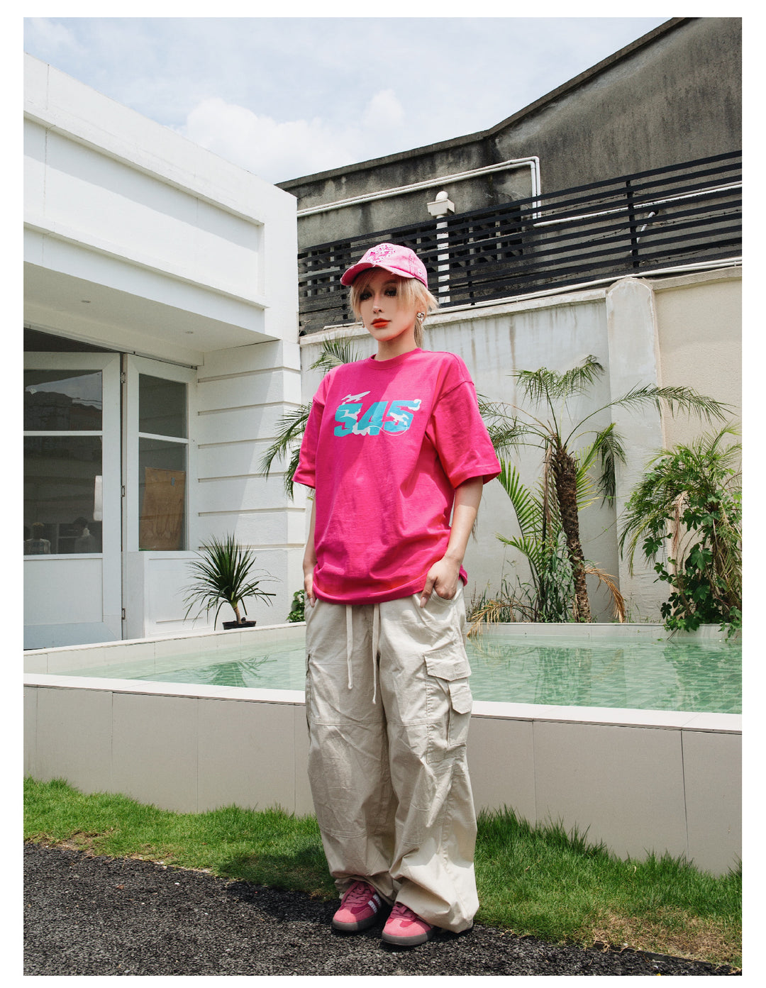 S45 Airplane Gradient Logo Tee | Face 3 Face