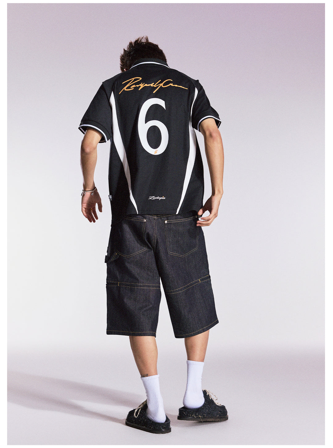 Remedy HONEYBUNNY Rabbit Embroidered Soccer Jersey Polo Shirt | Face 3 Face