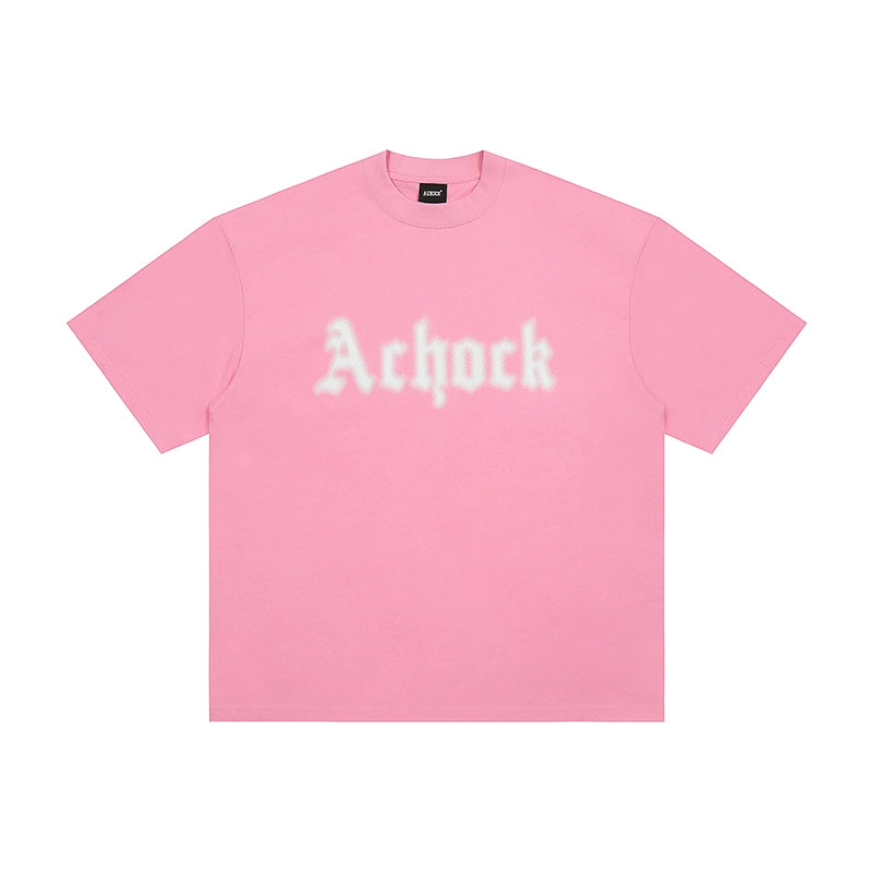 Achock Dot Logo Blur Print Tee | Face 3 Face