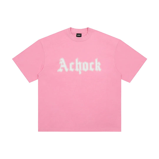 Achock Dot Logo Blur Print Tee | Face 3 Face