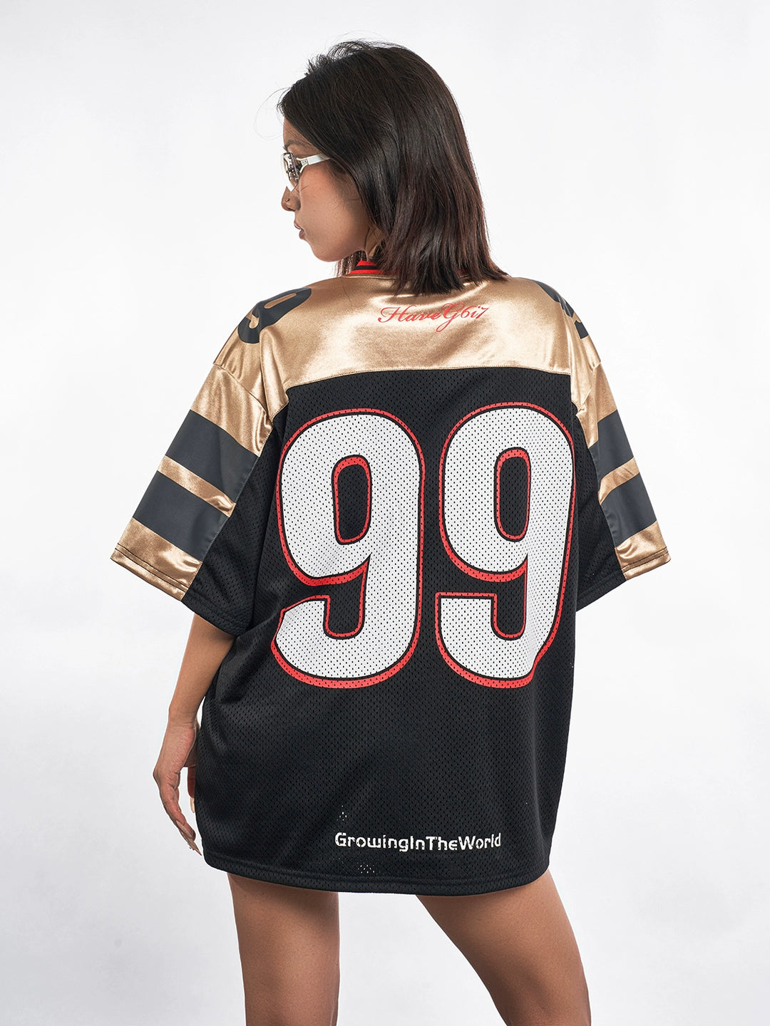 F3F Select Black and Gold 99 Mesh Hockey Jersey | Face 3 Face