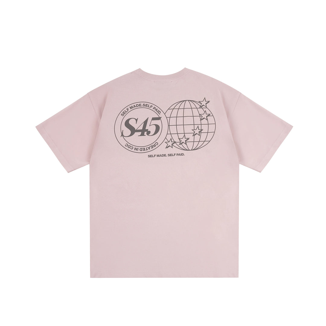 S45 New Earth Logo Printed Tee | Face 3 Face
