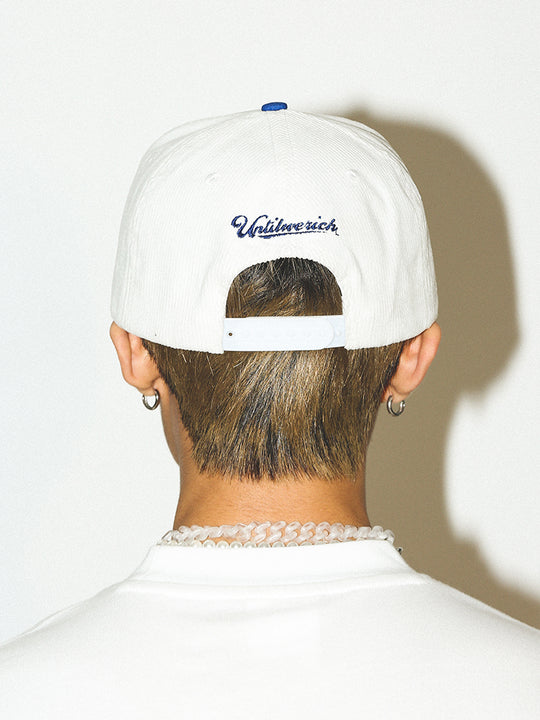 UNTILWERICH 3D Embroidered Corduroy Baseball Cap | Face 3 Face