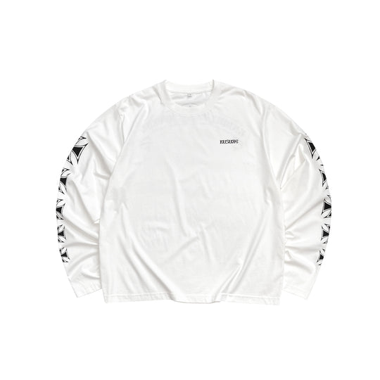 RUSURE Cross Logo Print Long Sleeve Tee | Face 3 Face