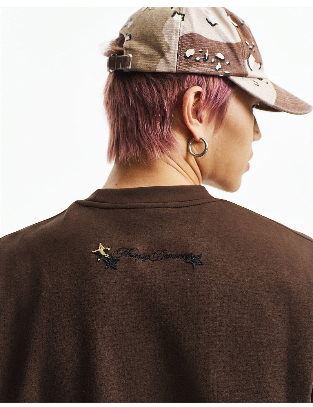 MEDM Small Leopard Logo Patch Long Sleeve Tee | Face 3 Face