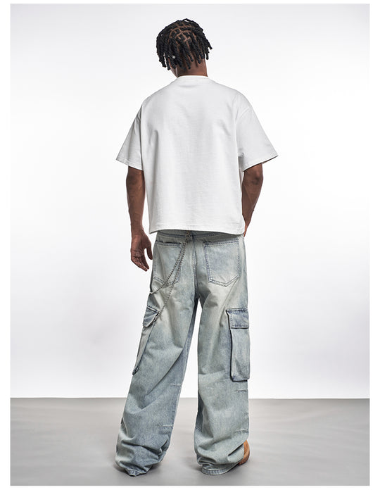 F3F Select Baggy Large Pocket Cargo Jeans | Face 3 Face