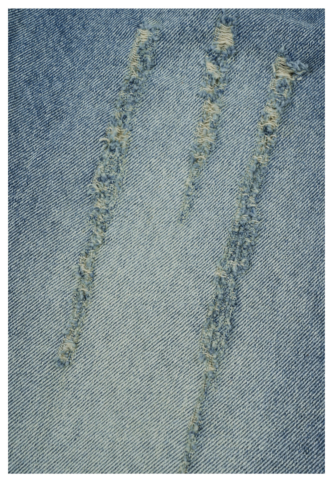 ANTIDOTE Destruction Scratches Washed Ice Blue Jeans | Face 3 Face