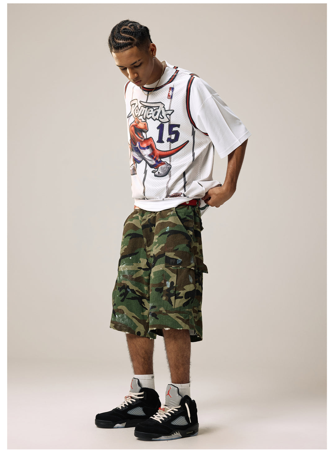 Remedy Dinosaur Jersey Digital Print Tee | Face 3 Face