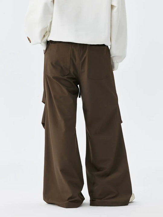 MEDM Knee Pleated Baggy Pants | Face 3 Face