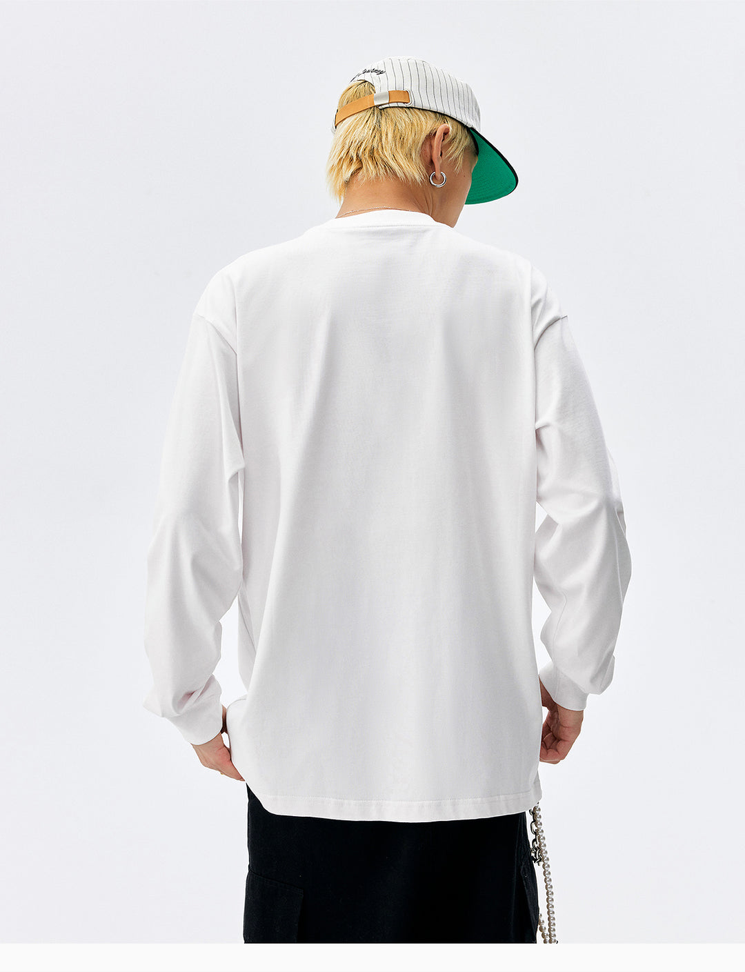 MEDM Pearl Patch Logo Long Sleeve Tee | Face 3 Face