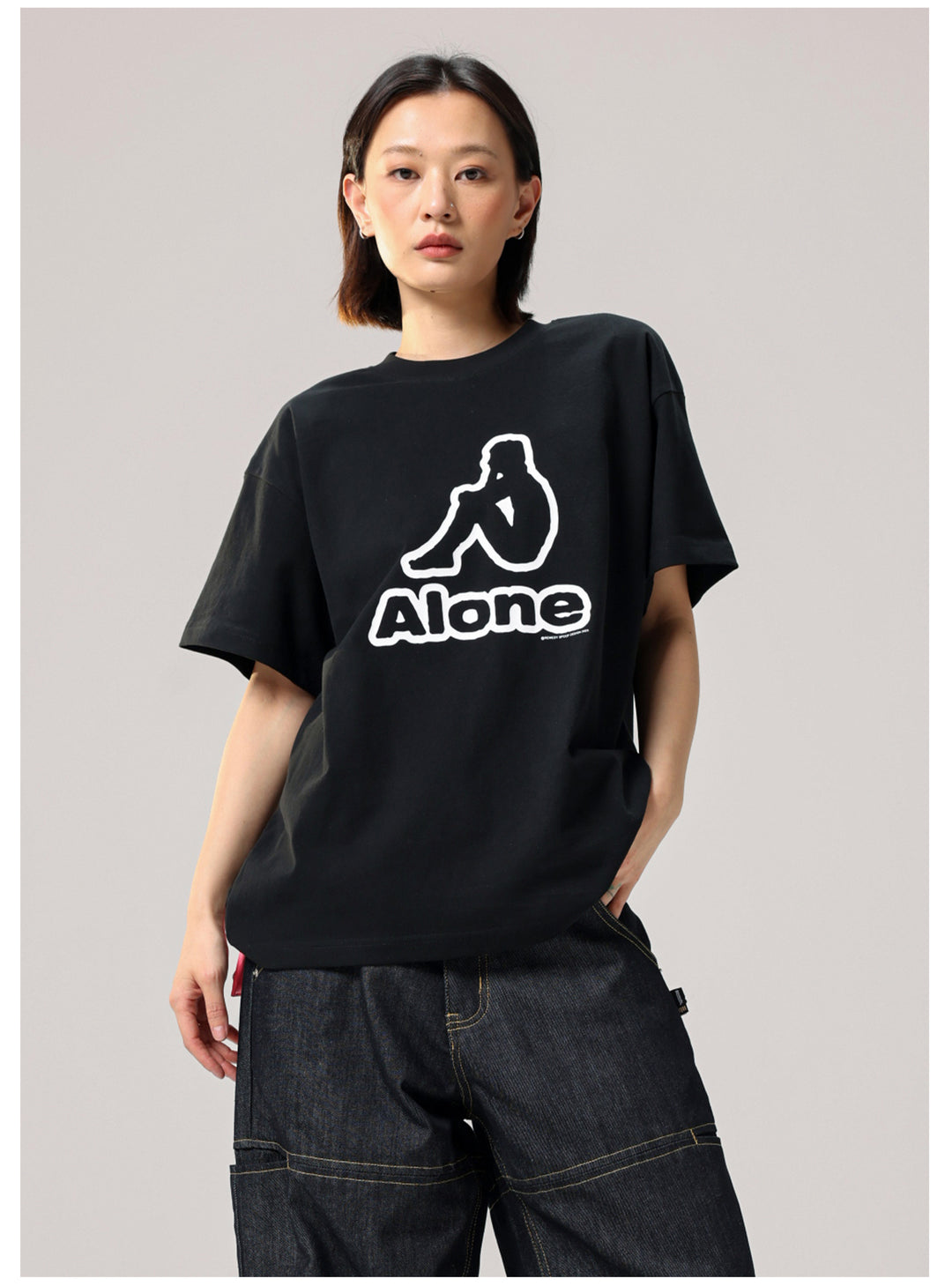 Remedy Alone Lonely Inspired Print Tee | Face 3 Face