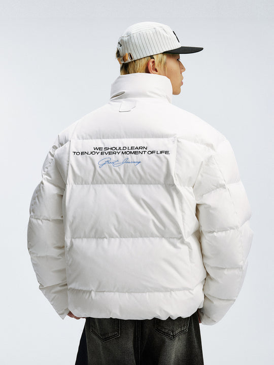 MEDM Honeycomb Pattern Down Jacket | Face 3 Face
