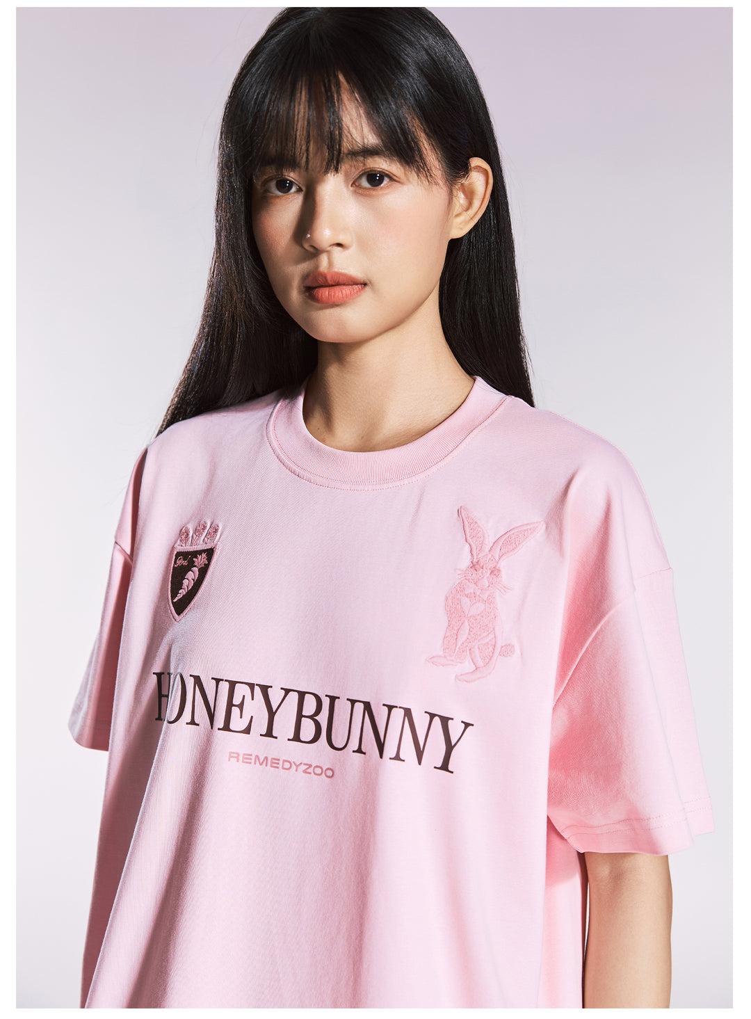 Remedy HONEYBUNNY Rabbit Embroidery Tee | Face 3 Face