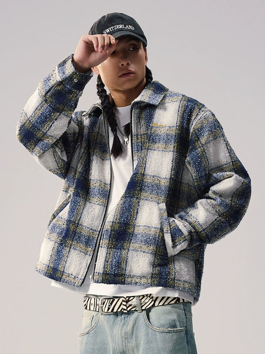 Remedy Ombre Check Jacket | Face 3 Face