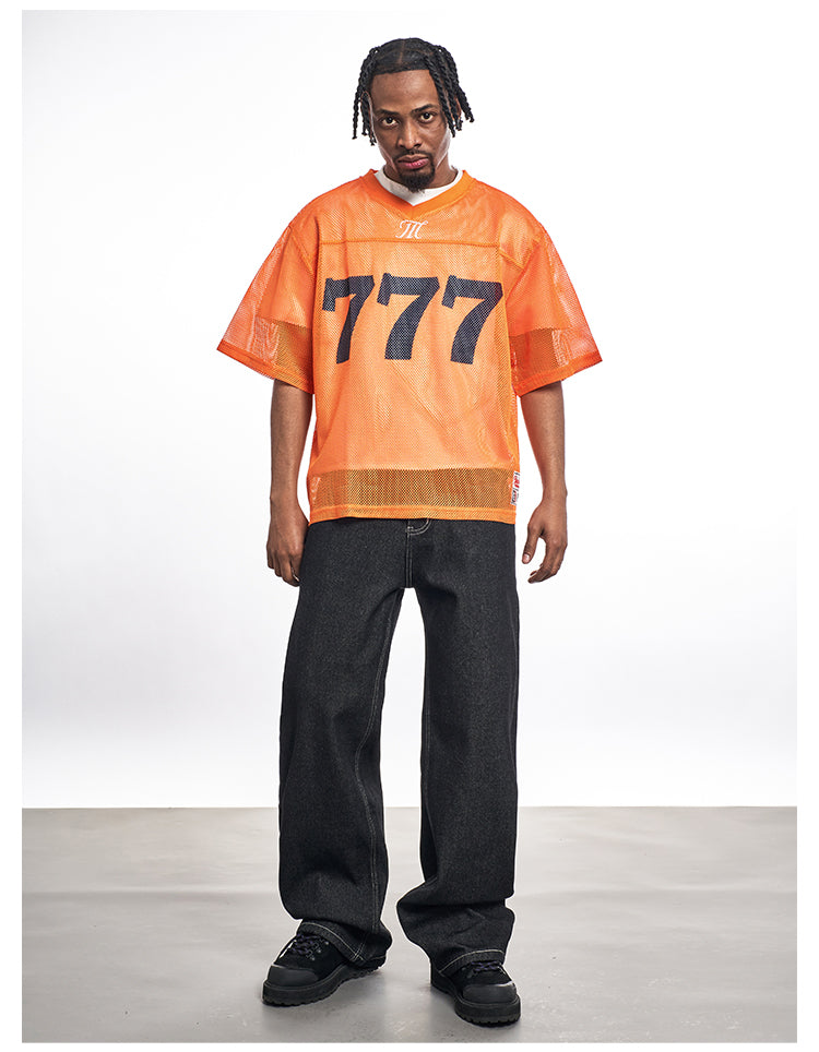 F3F Select 777 Numbering Printed Mesh Hockey Jersey Tee | Face 3 Face