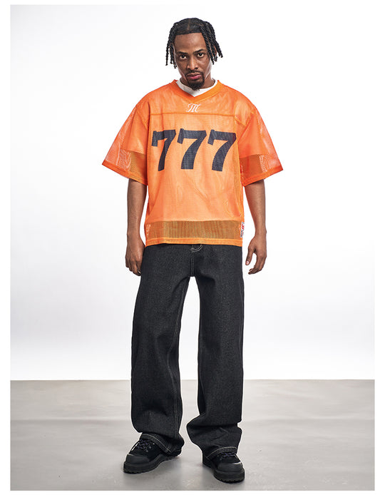 F3F Select 777 Numbering Printed Mesh Hockey Jersey Tee | Face 3 Face