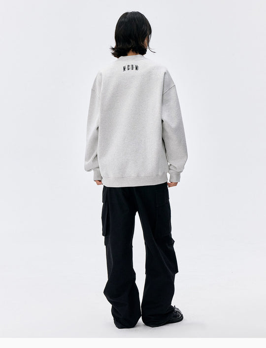 MEDM Big Logo Print Sweatshirt | Face 3 Face