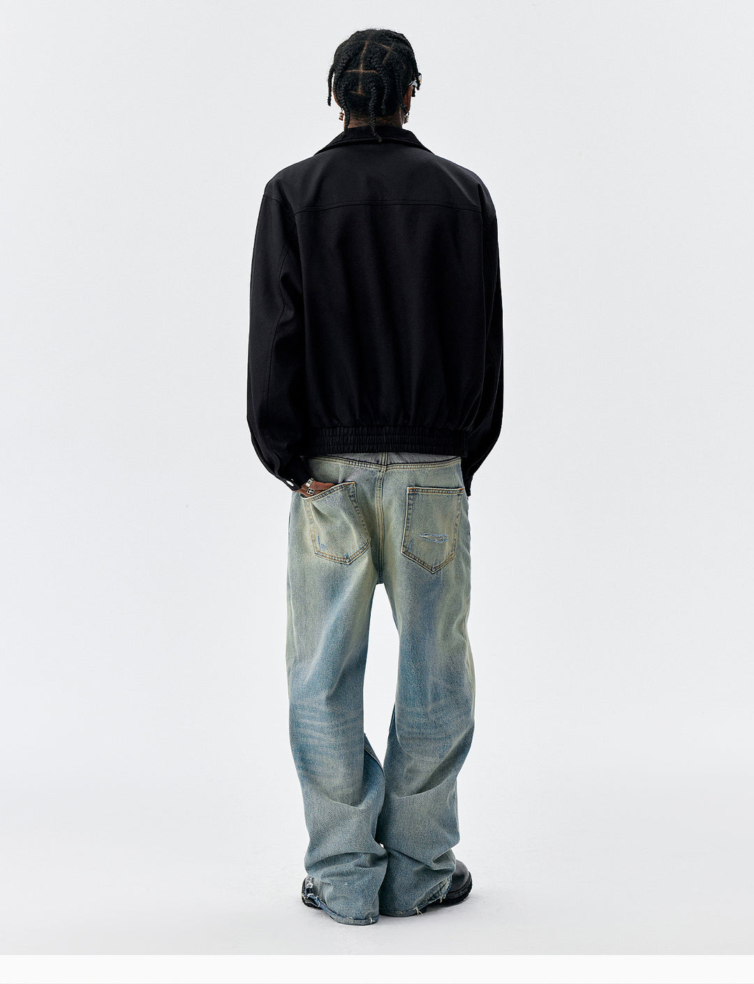 MEDM Studded Harrington Jacket | Face 3 Face