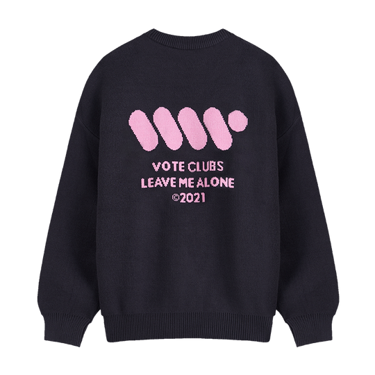 VOTE Color Clashing Knit Sweater