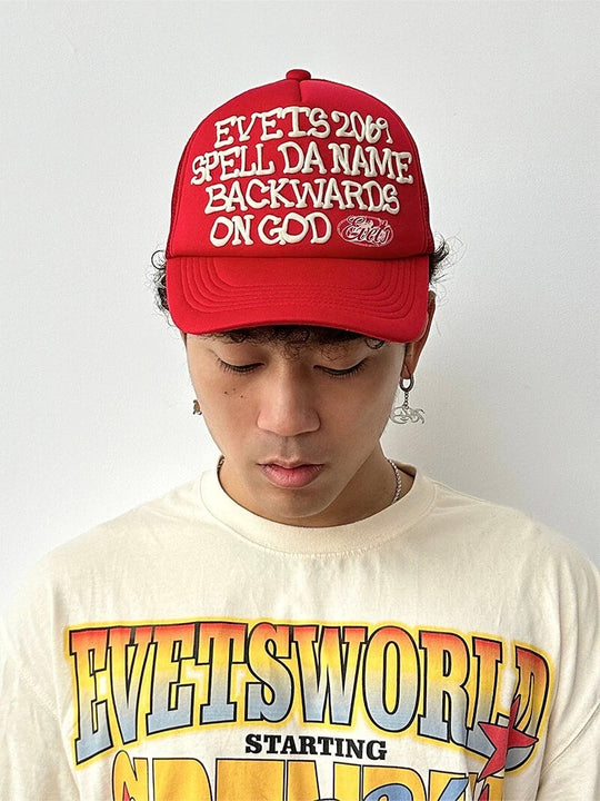 EVETS Foam Letter Trucker Hat | Face 3 Face