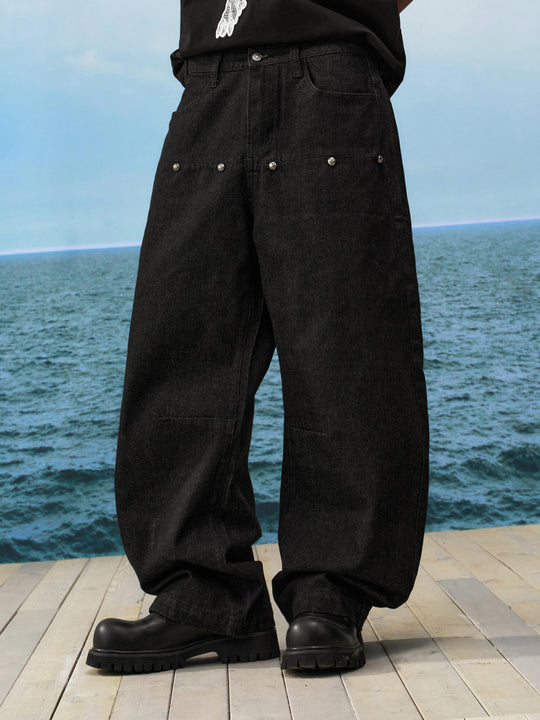 YADcrew Rivet Black Original Jeans | Face 3 Face