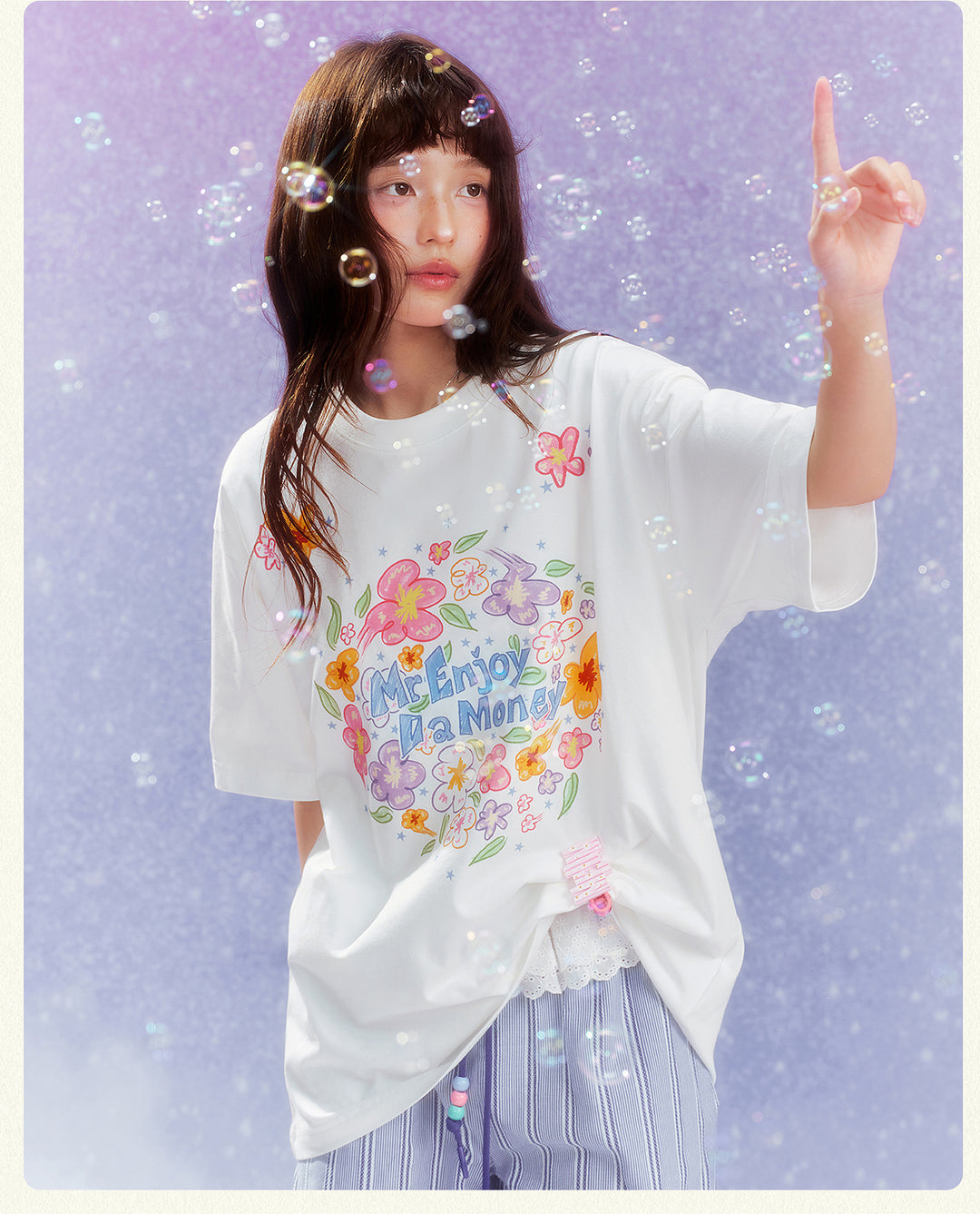 MEDM Graffiti Flower Print Tee | Face 3 Face