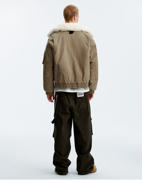 MEDM Reversible Sherpa Flight Jacket | Face 3 Face