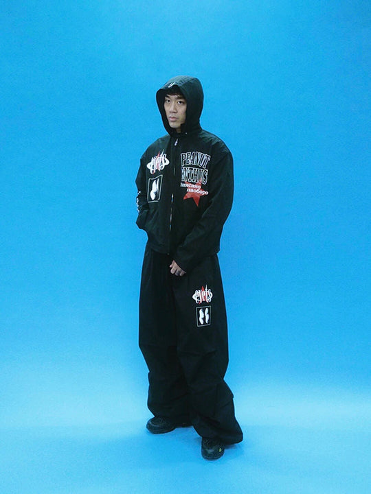 EVETS Pleated Baggy Paratrooper Pants | Face 3 Face