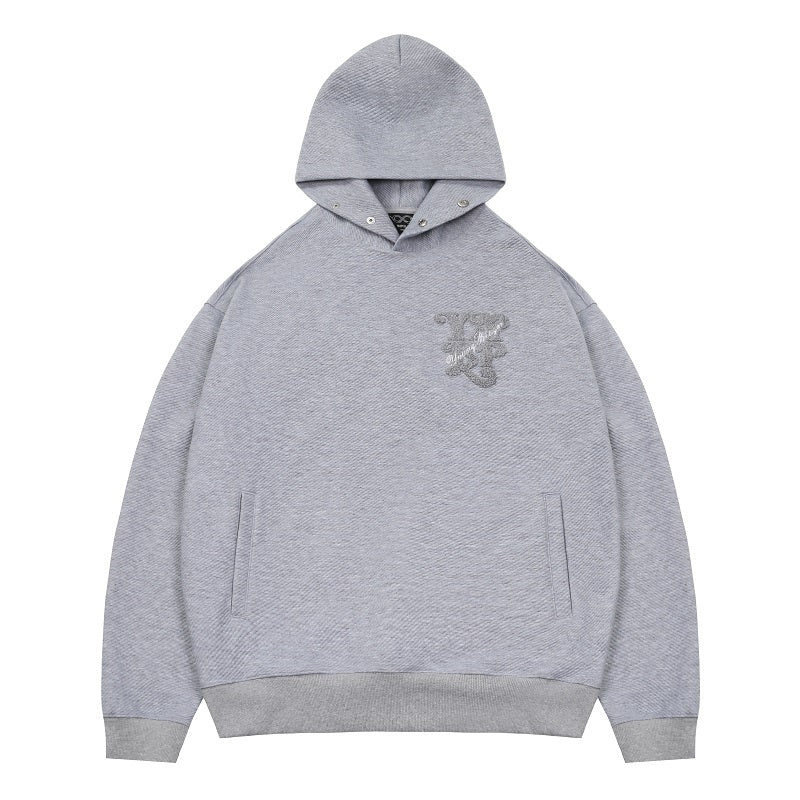 YADcrew x BIPOLAR Corduroy Embroidered Hoodie