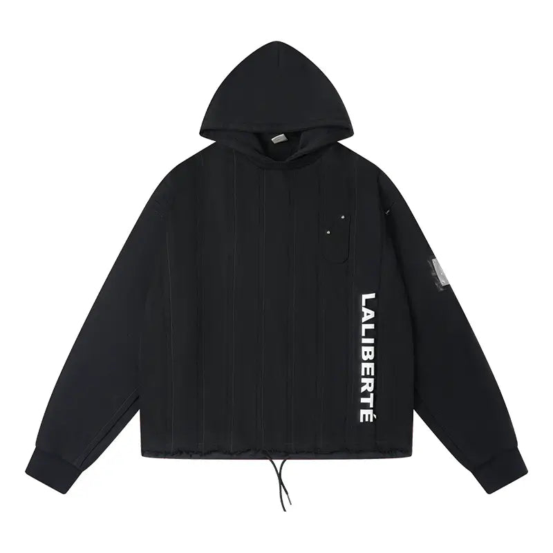 Labt Striped Patchwork Hoodie | Face 3 Face