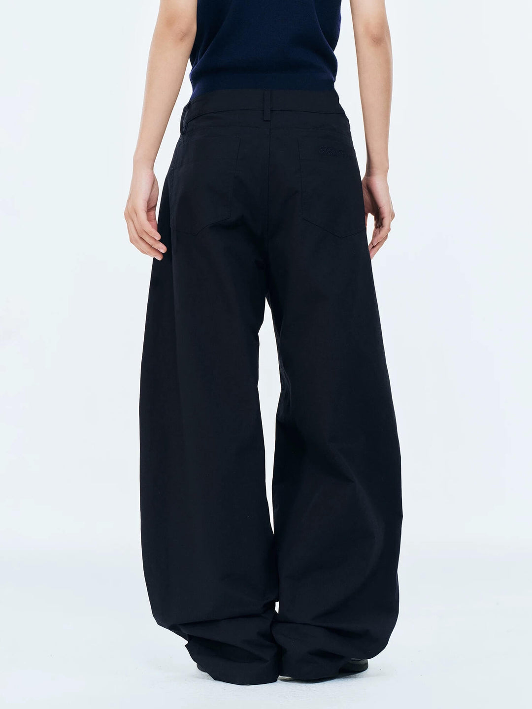 MEDM Lightweight Embroidered Baggy Pants | Face 3 Face