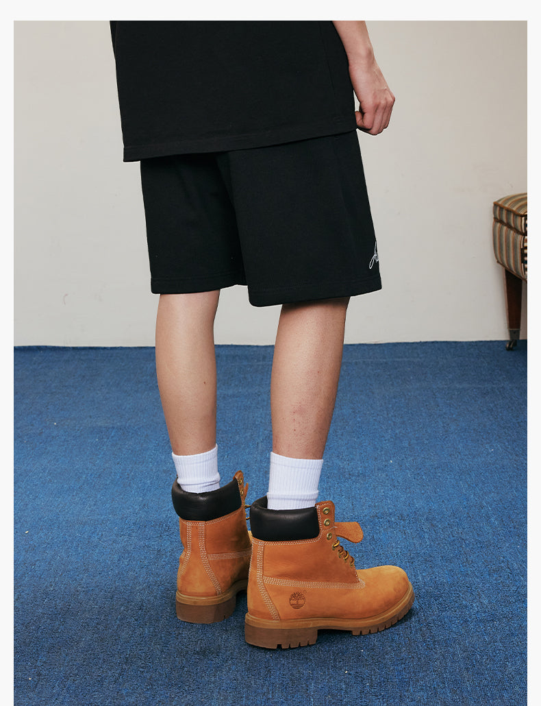 MEDM 3D Embroidered Sweat Shorts | Face 3 Face