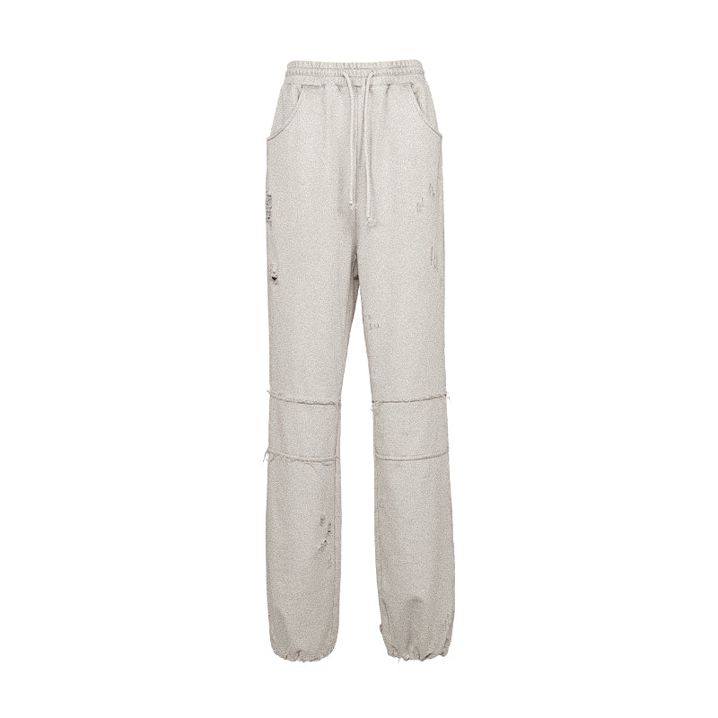 UNDERWATER Wasteland Distressed Drawstring Sweatpants