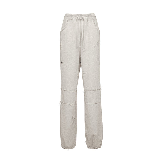 UNDERWATER Wasteland Distressed Drawstring Sweatpants
