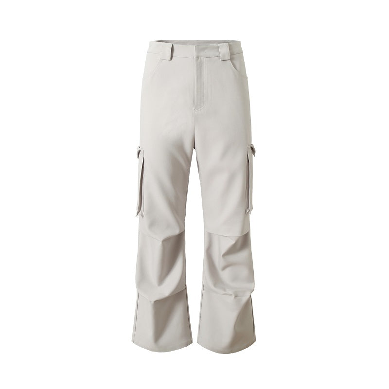 YADcrew Pleated Multi Pocket Cargo Pants
