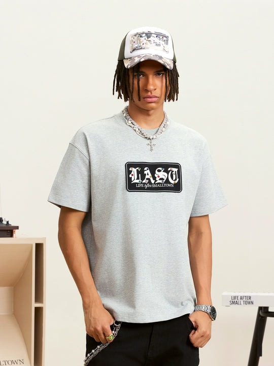 Small Town Kid LAST Multicolor Studded Patch Tee | Face 3 Face